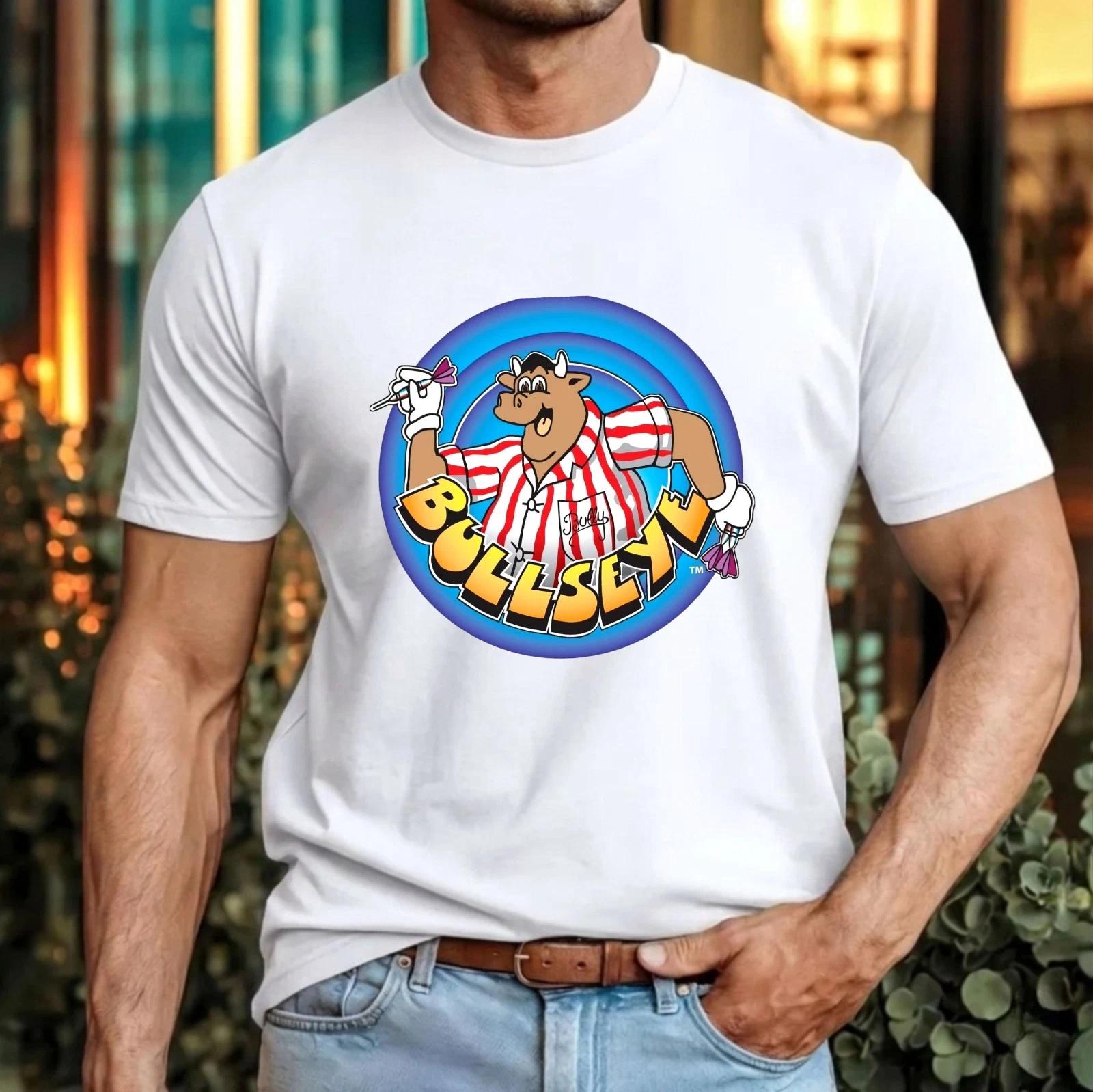 Bullseye Cartoon Bull Target T-T-Shirt Retro Dartboard Mascot Vintage Gift Tee Top S
Bullseye Cartoon Bull Target T-T-Shirt Retro Dartboard Mascot Vintage Gift Tee Top S