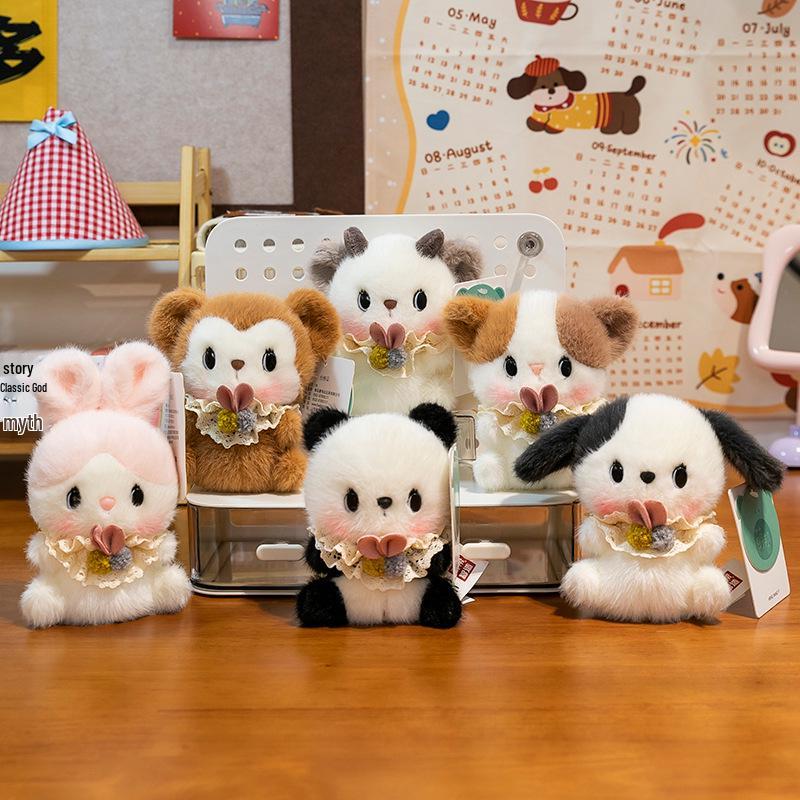 New 4-inch Claw Machine Plush Doll Keychain - Cute Pendant Gift 12 cm (No Colorful String)
New 4-inch Claw Machine Plush Doll Keychain - Cute Pendant Gift 12 cm (No Colorful String)