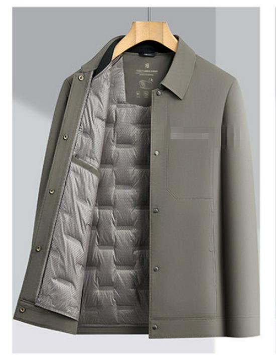 Men s Autumn/Winter Lapel Down Jacket - Business Casual, Warm & Versatile for Middle-aged Men M хакі
Men s Autumn/Winter Lapel Down Jacket - Business Casual, Warm & Versatile for Middle-aged Men M хакі
