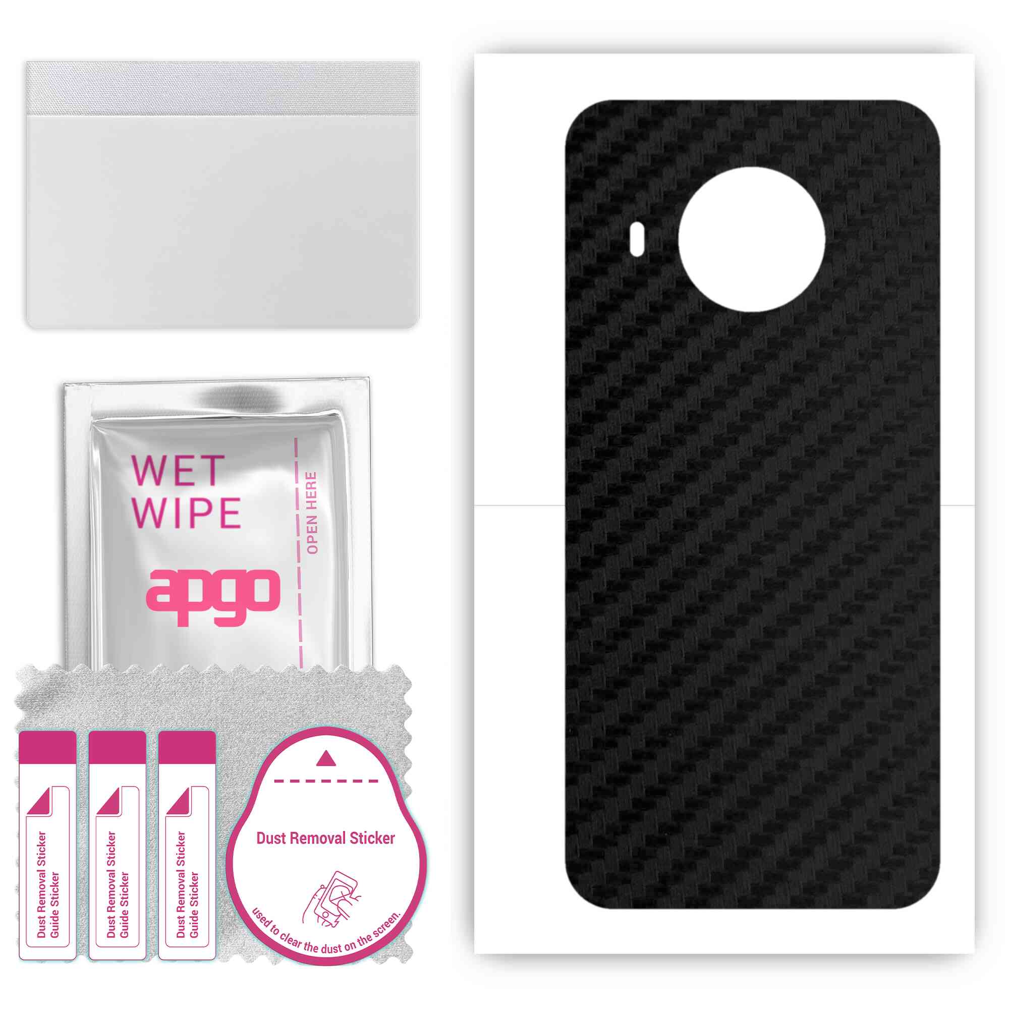 apgo Protective Skin Sticker for the back compatible with Nokia X100, Wrap Film, Foil, Vinyl - Pattern Carbon Black
apgo Protective Skin Sticker for the back compatible with Nokia X100, Wrap Film, Foil, Vinyl - Pattern Carbon Black