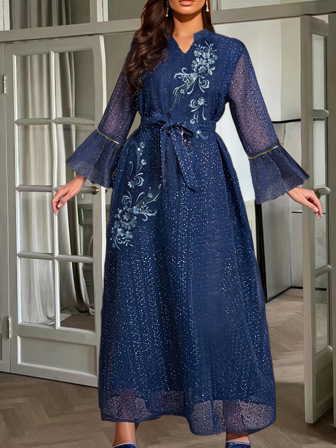 2025 Вышитое платье мусульманки с Ближнего Востока - Новое арабское платье в стиле Дубая Medium темно-синий
2025 Вышитое платье мусульманки с Ближнего Востока - Новое арабское платье в стиле Дубая Medium темно-синий