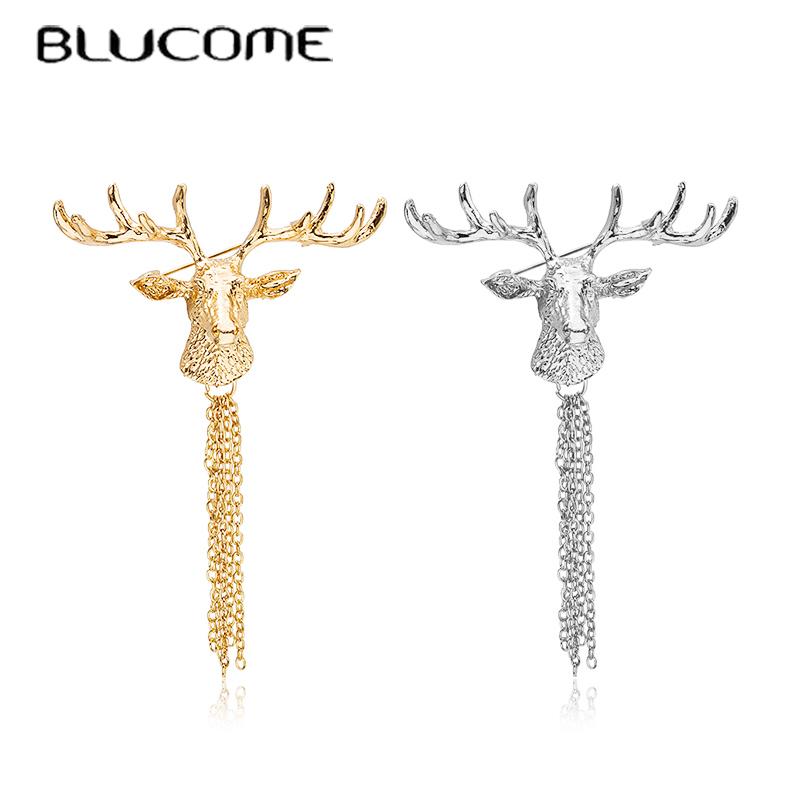 Рождественская брошь Blucome, модная брошь с изображением лося для женщин и мужчин для пальто, костюма, булавки, подарок на Новый год золотой
Рождественская брошь Blucome, модная брошь с изображением лося для женщин и мужчин для пальто, костюма, булавки, подарок на Новый год золотой