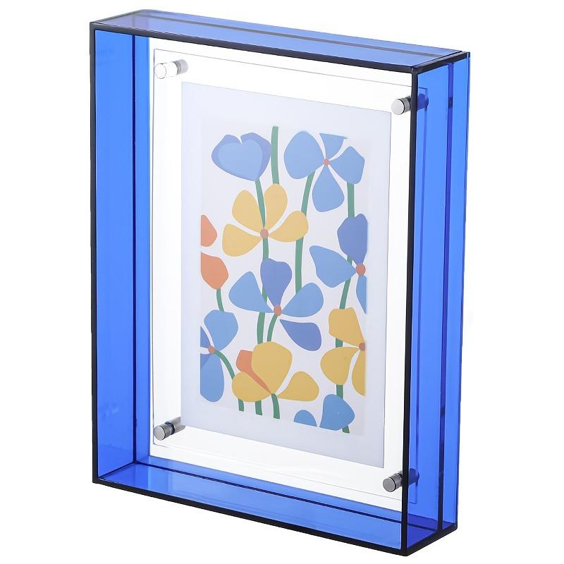 1pcs Color Acrylic Photo Frame 15x19cm Magnetic Wall-Mounted Display Home Modern Decor Acrylic Poster Picture Frame Wall Decors 1pc синій
1pcs Color Acrylic Photo Frame 15x19cm Magnetic Wall-Mounted Display Home Modern Decor Acrylic Poster Picture Frame Wall Decors 1pc синій