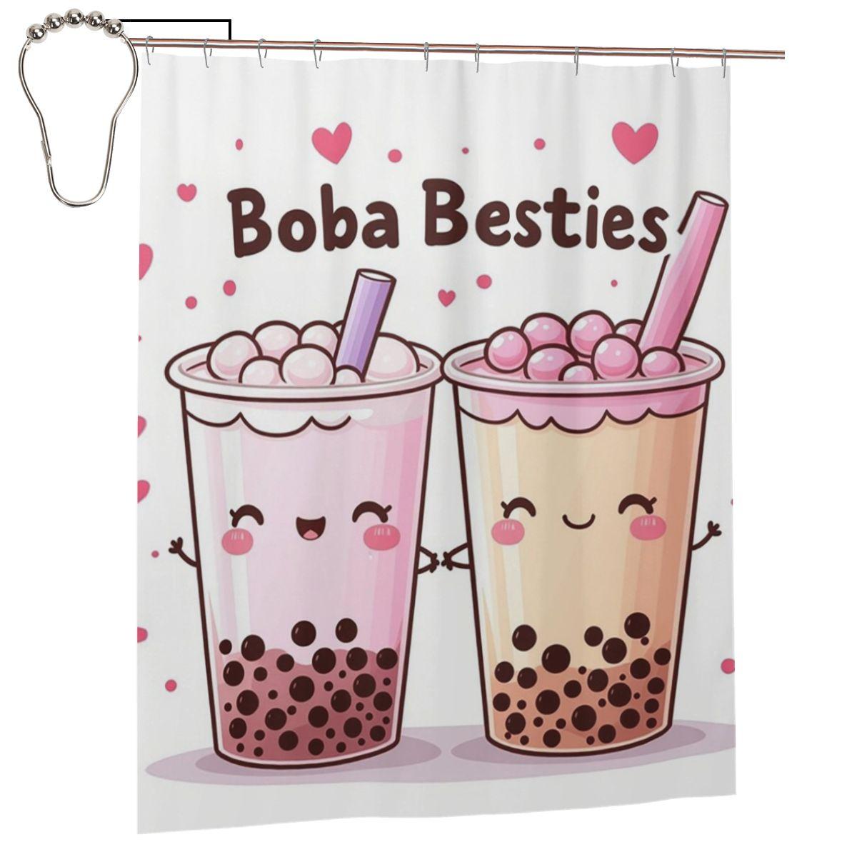 Boba Besties Милый Кавайный Шторка для Ванной с Пузырьковым Чаем Ванная Комната Полиэстер Водонепроницаемые Шторки для Ванной с Крючками W60H190(CM)-1 Pcs
Boba Besties Милый Кавайный Шторка для Ванной с Пузырьковым Чаем Ванная Комната Полиэстер Водонепроницаемые Шторки для Ванной с Крючками W60H190(CM)-1 Pcs