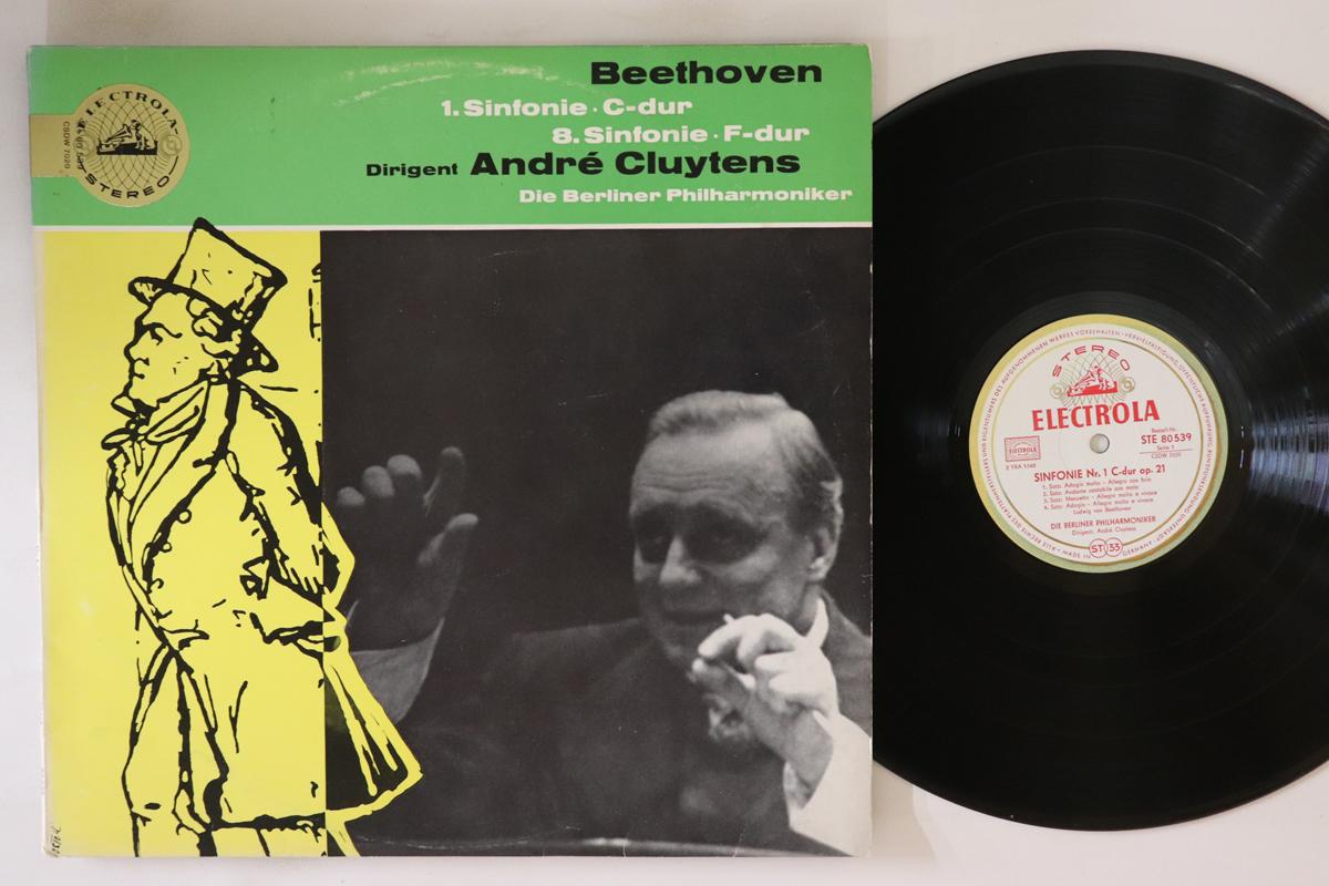 LP Record BERLINER PHILHARMONIKER ANDRE CLUY Beethoven 1. Sinfonie Cdur Op. 21 STE80539 ELECTROLA Germany Classical Used
LP Record BERLINER PHILHARMONIKER ANDRE CLUY Beethoven 1. Sinfonie Cdur Op. 21 STE80539 ELECTROLA Germany Classical Used