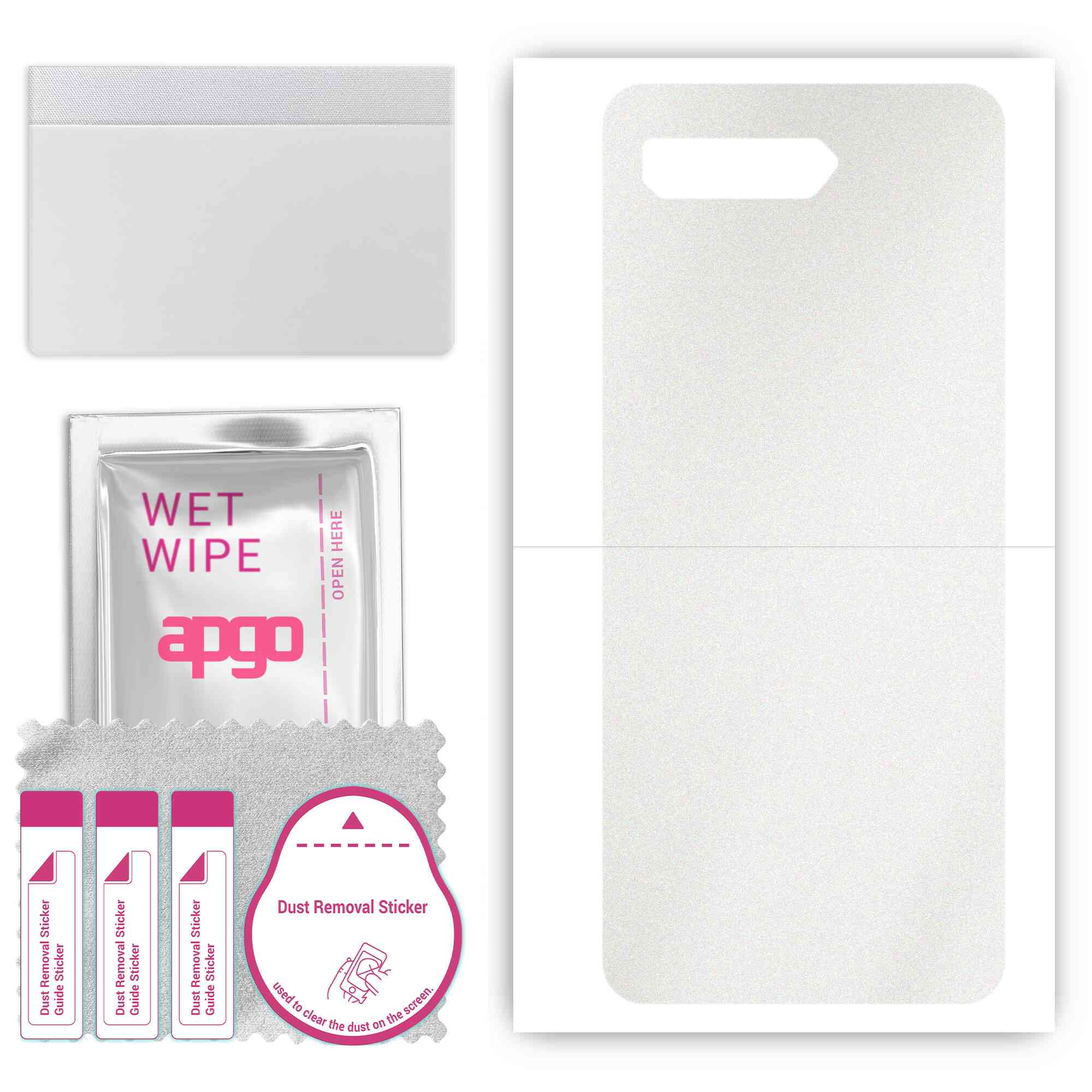 apgo Protective Skin Sticker for the back compatible with Asus ROG Phone 5 Ultimate, Wrap Film, Foil, Vinyl - Pattern Matte Transparent
apgo Protective Skin Sticker for the back compatible with Asus ROG Phone 5 Ultimate, Wrap Film, Foil, Vinyl - Pattern Matte Transparent