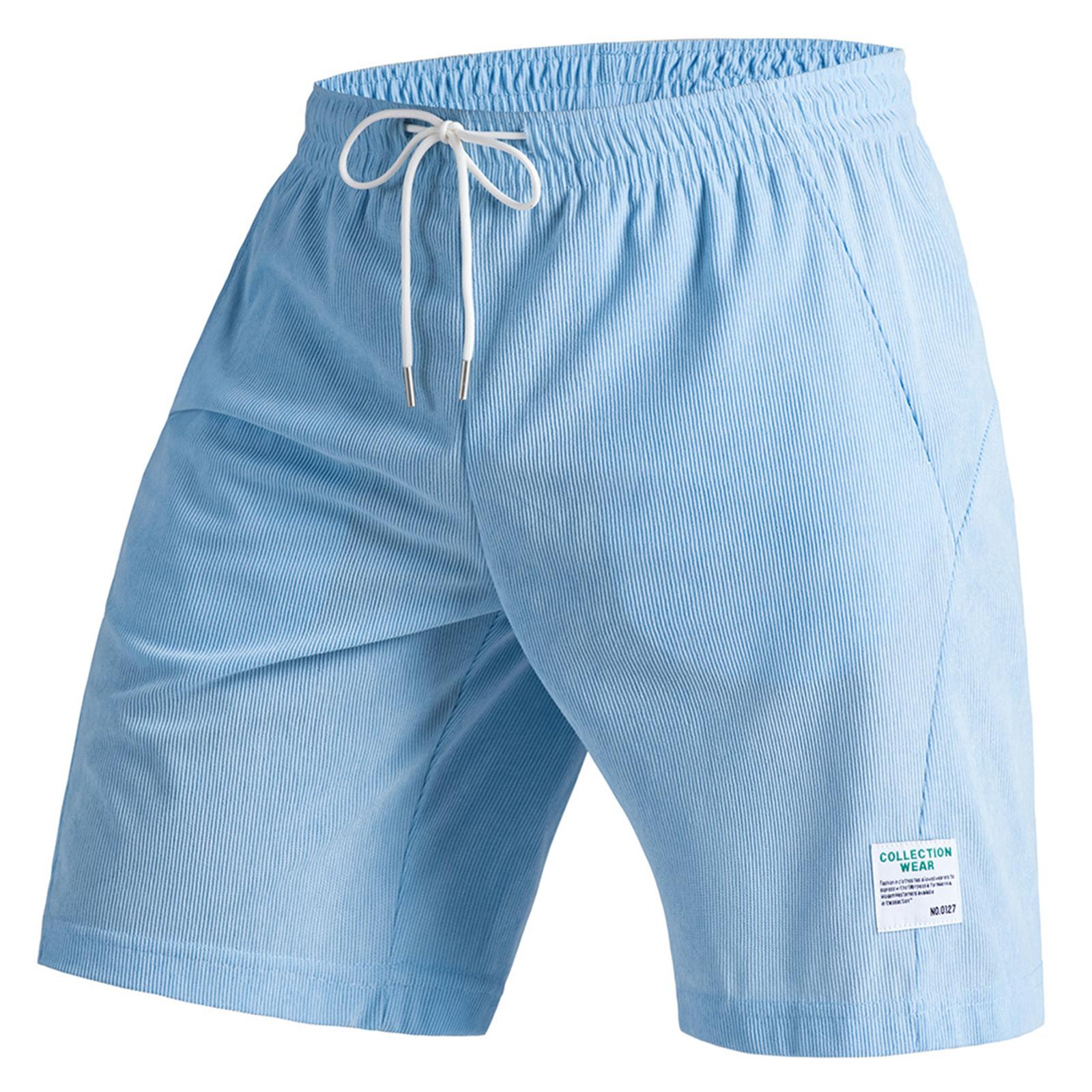 Мужские шорты Модные повседневные брюки Спортивные шорты для тренировок по бегу XL небесно-голубой
Мужские шорты Модные повседневные брюки Спортивные шорты для тренировок по бегу XL небесно-голубой