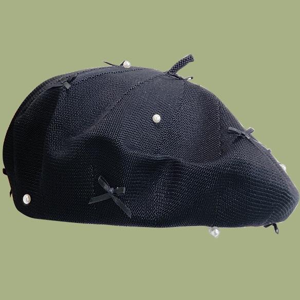 Korean sweet bow yellow beret women s summer thin cut hollow breathable face enhancing small artist hat newsboy hat чорний
Korean sweet bow yellow beret women s summer thin cut hollow breathable face enhancing small artist hat newsboy hat чорний