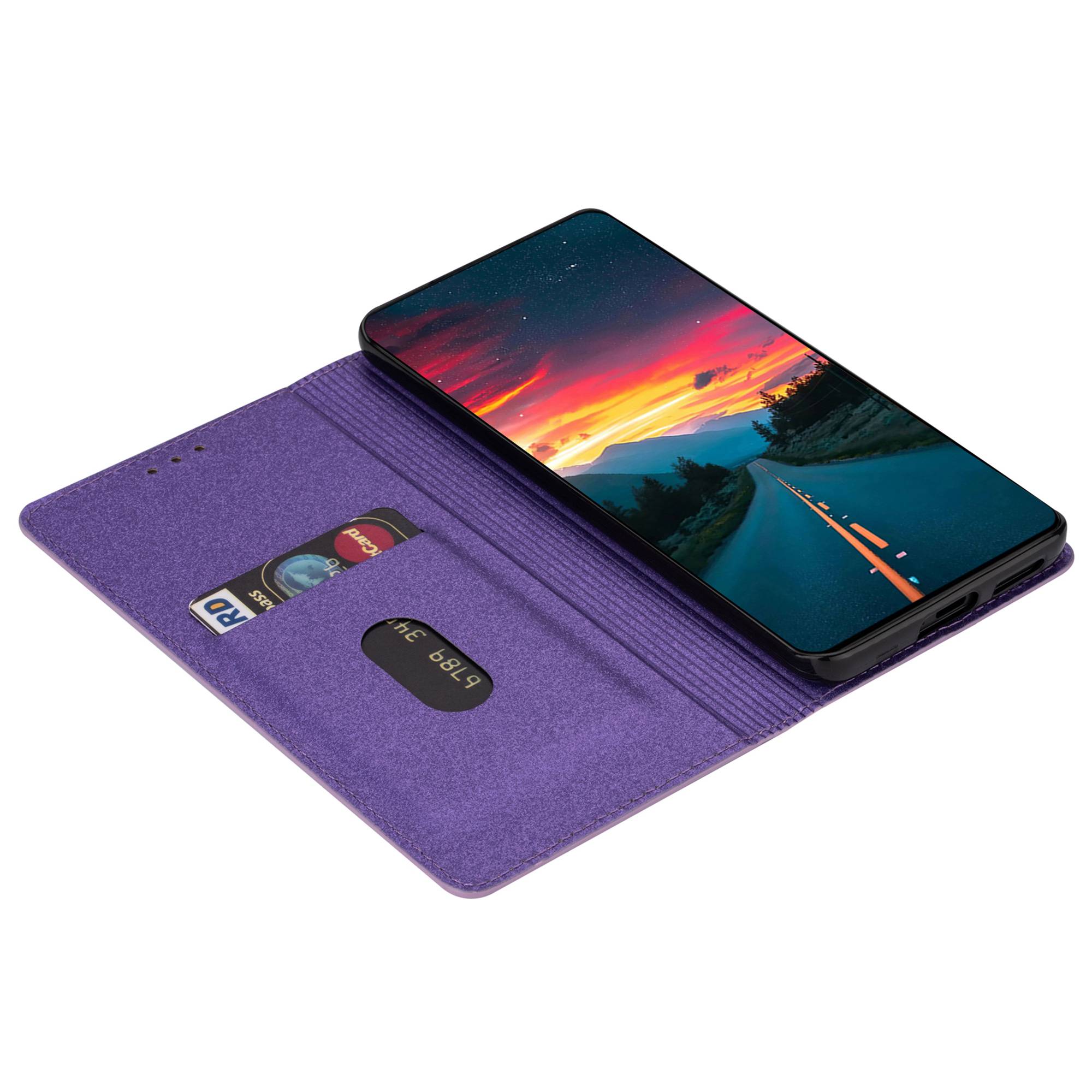 For Samsung Galaxy A24 4G (162.1 x 77.6 x 8.3mm) Case Card Holder Glittery PU Leather Phone Cover Purple
For Samsung Galaxy A24 4G (162.1 x 77.6 x 8.3mm) Case Card Holder Glittery PU Leather Phone Cover Purple