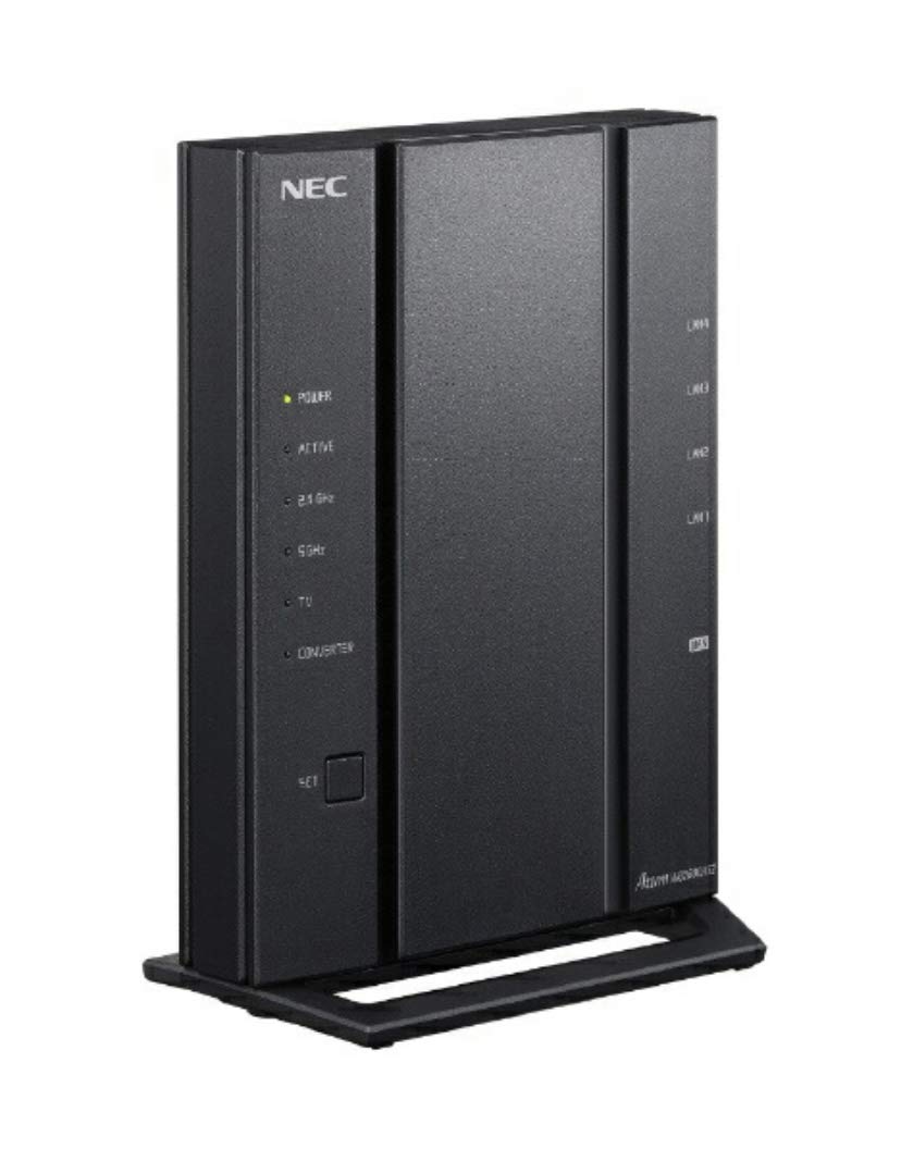 NEC 5 4 stream compatible wireless LAN router Aterm series WG2600HS2 Wi-Fi (11ac)
NEC 5 4 stream compatible wireless LAN router Aterm series WG2600HS2 Wi-Fi (11ac)