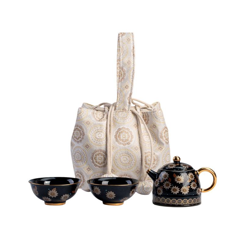 Stacked Materials Sunflower Gilding Tea Set Complete Set Handmade Tea Ceremony Set Teapot And Tea Cup Set Teaware Ornaments Gift
Stacked Materials Sunflower Gilding Tea Set Complete Set Handmade Tea Ceremony Set Teapot And Tea Cup Set Teaware Ornaments Gift