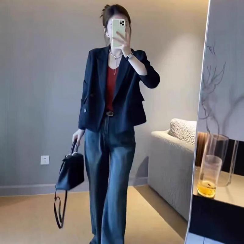 Small Blazer Women s Outer Wear New Korean Style High-end Small Short Casual Black Suit Top S чёрный
Small Blazer Women s Outer Wear New Korean Style High-end Small Short Casual Black Suit Top S чёрный