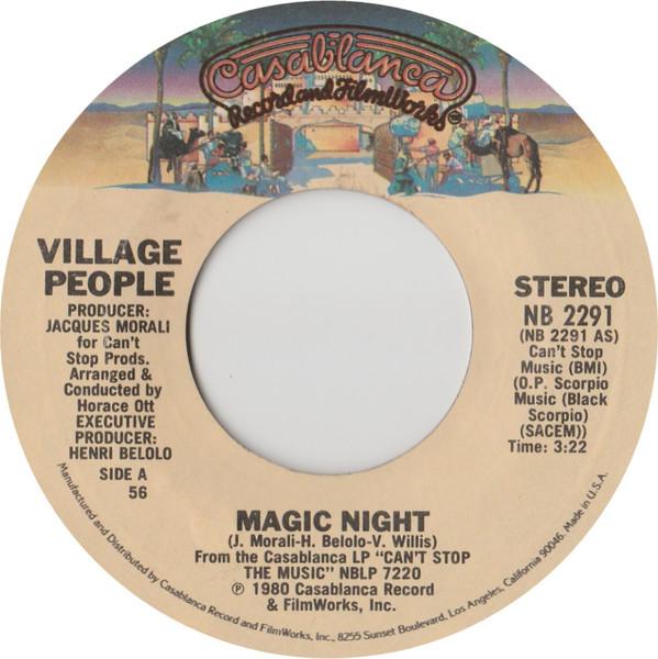 7inch Record VILLAGE PEOPLE - Magic Night NB2291 Casablanca 1980 US Dance & Electronica Used
7inch Record VILLAGE PEOPLE - Magic Night NB2291 Casablanca 1980 US Dance & Electronica Used