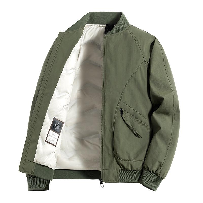 White Duck Down Windproof Anti-Wrinkle Men s Winter Flight Jacket with Baseball Collar 4XL армія зелений колір
White Duck Down Windproof Anti-Wrinkle Men s Winter Flight Jacket with Baseball Collar 4XL армія зелений колір