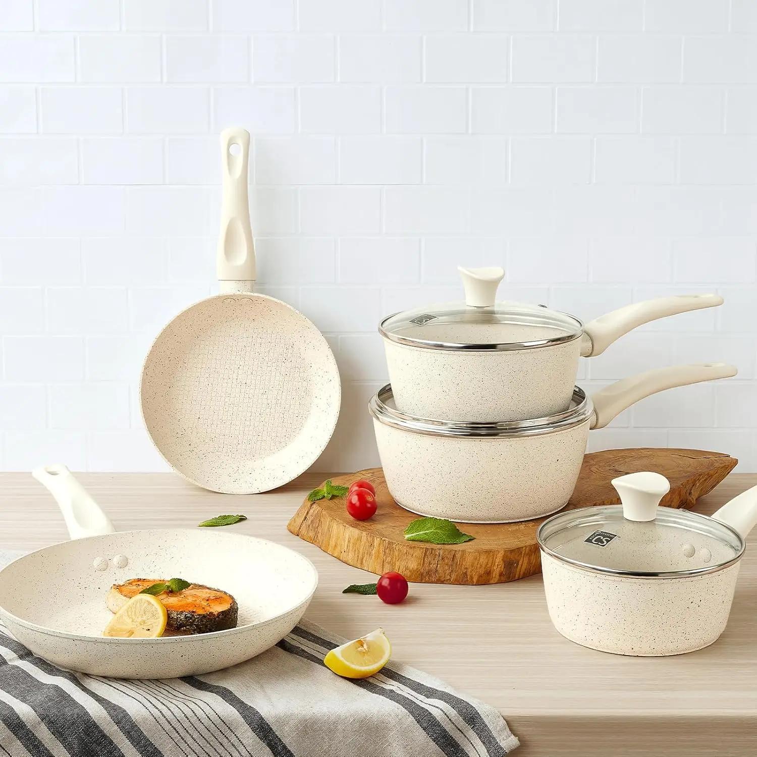 НОВАЯ 10-дюймовая сковорода с антипригарным покрытием Белая сковорода для омлета с бакелитовой ручкой, остающейся прохладной, Алюминиевая сковорода для здорового приготовления пищи 8inch белый
НОВАЯ 10-дюймовая сковорода с антипригарным покрытием Белая сковорода для омлета с бакелитовой ручкой, остающейся прохладной, Алюминиевая сковорода для здорового приготовления пищи 8inch белый