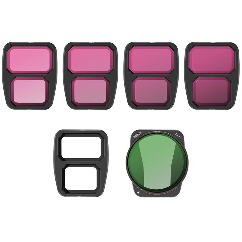 6Pcs Filters Kit Compatible For DJI Air 3 Drone ND8/ND16/ND32/ND64/UV/CPL Professional Multi-Coated
6Pcs Filters Kit Compatible For DJI Air 3 Drone ND8/ND16/ND32/ND64/UV/CPL Professional Multi-Coated