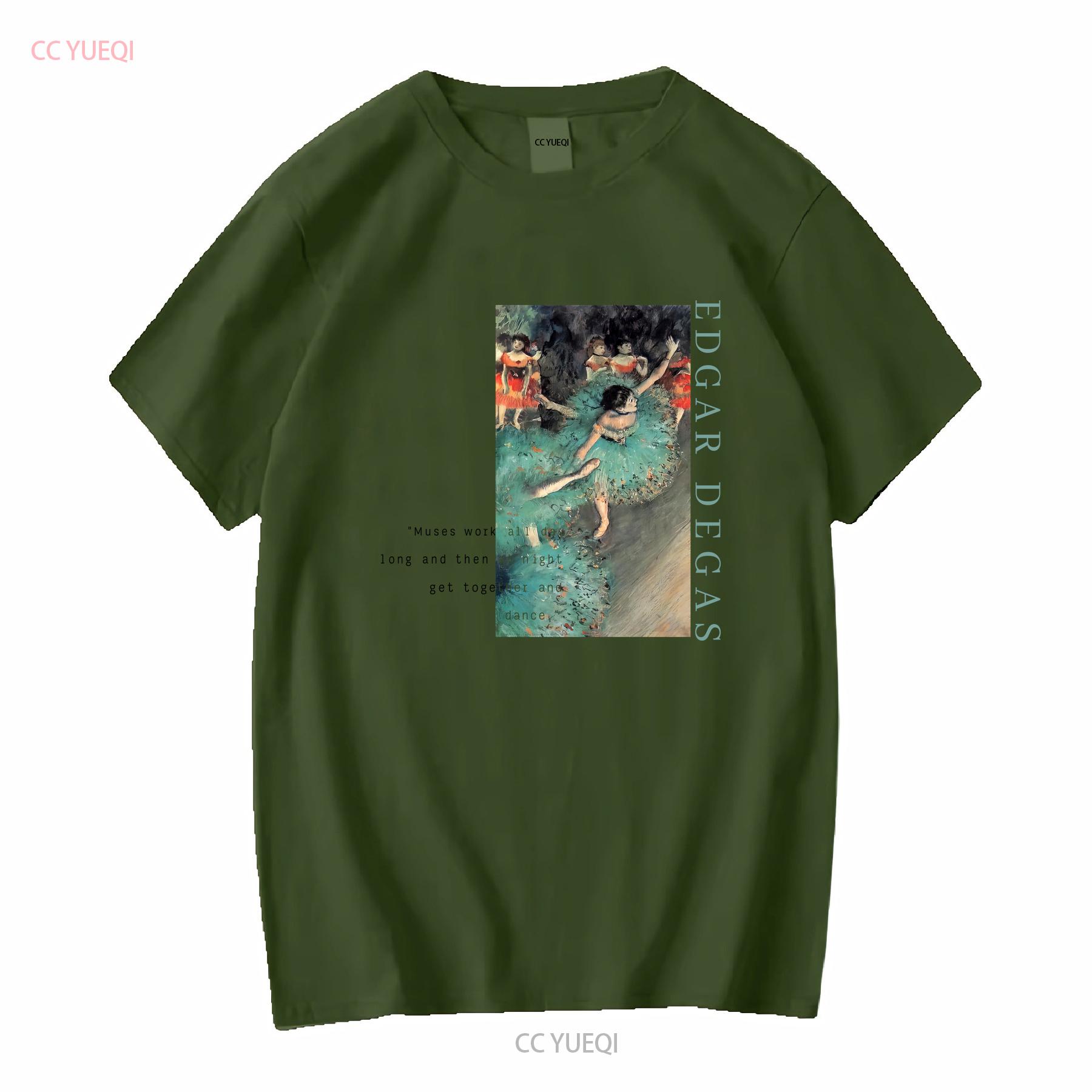 Edgar Degas Dancers Vintage Aesthetic T shirt Art History Clothes Classical Retro Ballet Pastel long or short sleeves vintage 4XL
Edgar Degas Dancers Vintage Aesthetic T shirt Art History Clothes Classical Retro Ballet Pastel long or short sleeves vintage 4XL