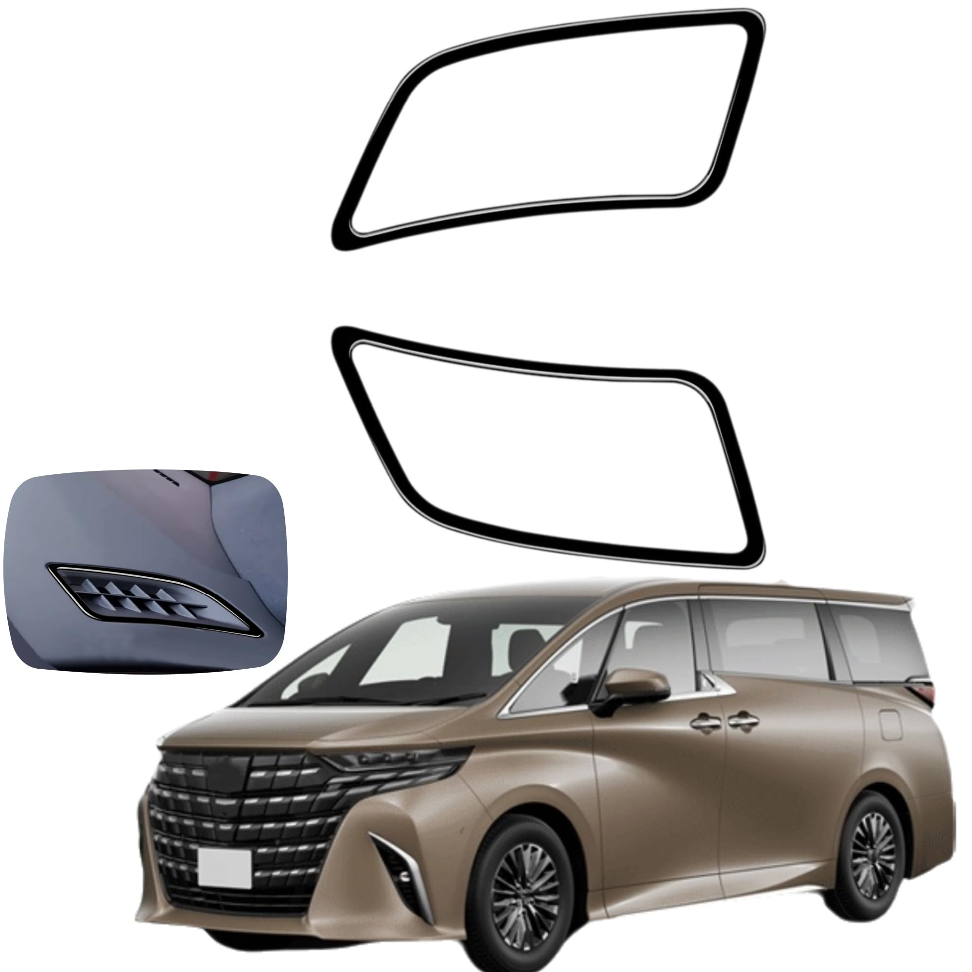 Glealcco Compatible with New Alphard/Vellfire 40 Series Accessories Defogger Outlet interior panel чорний
Glealcco Compatible with New Alphard/Vellfire 40 Series Accessories Defogger Outlet interior panel чорний