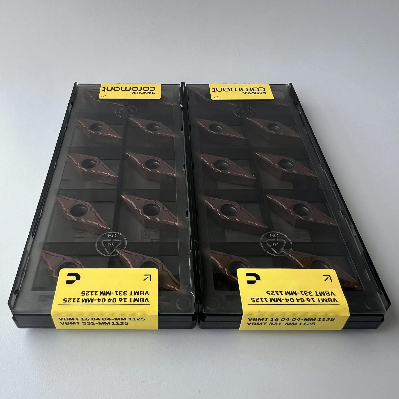 SANDVIK / VBMT160404-MM 1125 / Industrial indexable Carbide Inserts 10 Pcs
SANDVIK / VBMT160404-MM 1125 / Industrial indexable Carbide Inserts 10 Pcs