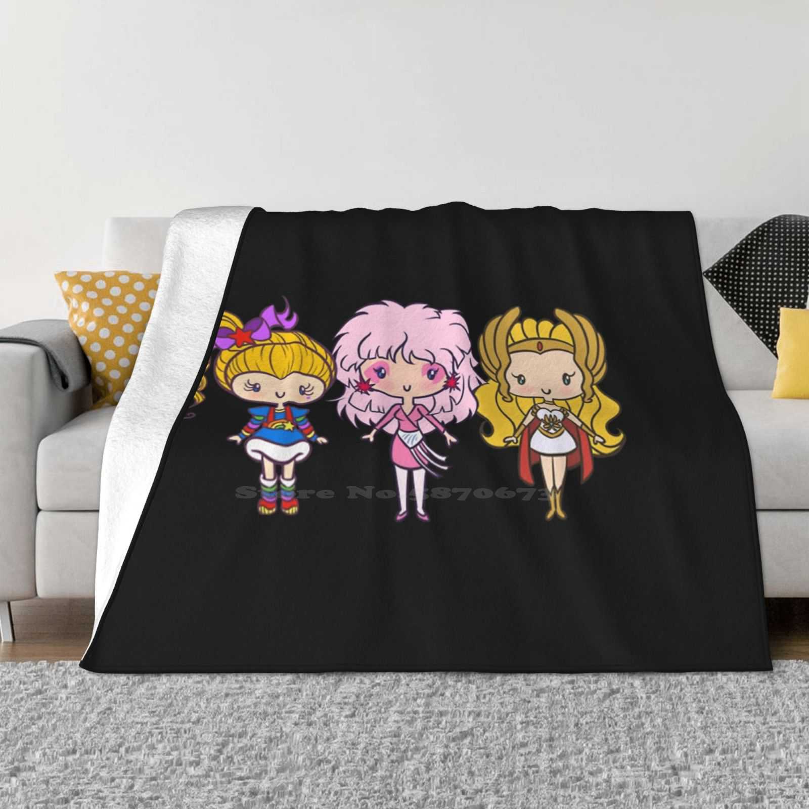 Lil Cuties-Eighties Ladies Fashion Soft Warm Flannel Blanket Rainbow Brite 1980S Animation Cartoon Chibi Jem And The Holograms 30x40in
Lil Cuties-Eighties Ladies Fashion Soft Warm Flannel Blanket Rainbow Brite 1980S Animation Cartoon Chibi Jem And The Holograms 30x40in