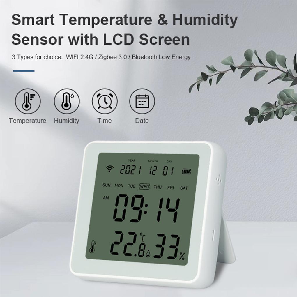 Tuya Zigbee Smart Temperature Humidity Sensor Indoor LCD Digital Real-time Hygrometer Thermometer Home Room Measuring золотий
Tuya Zigbee Smart Temperature Humidity Sensor Indoor LCD Digital Real-time Hygrometer Thermometer Home Room Measuring золотий