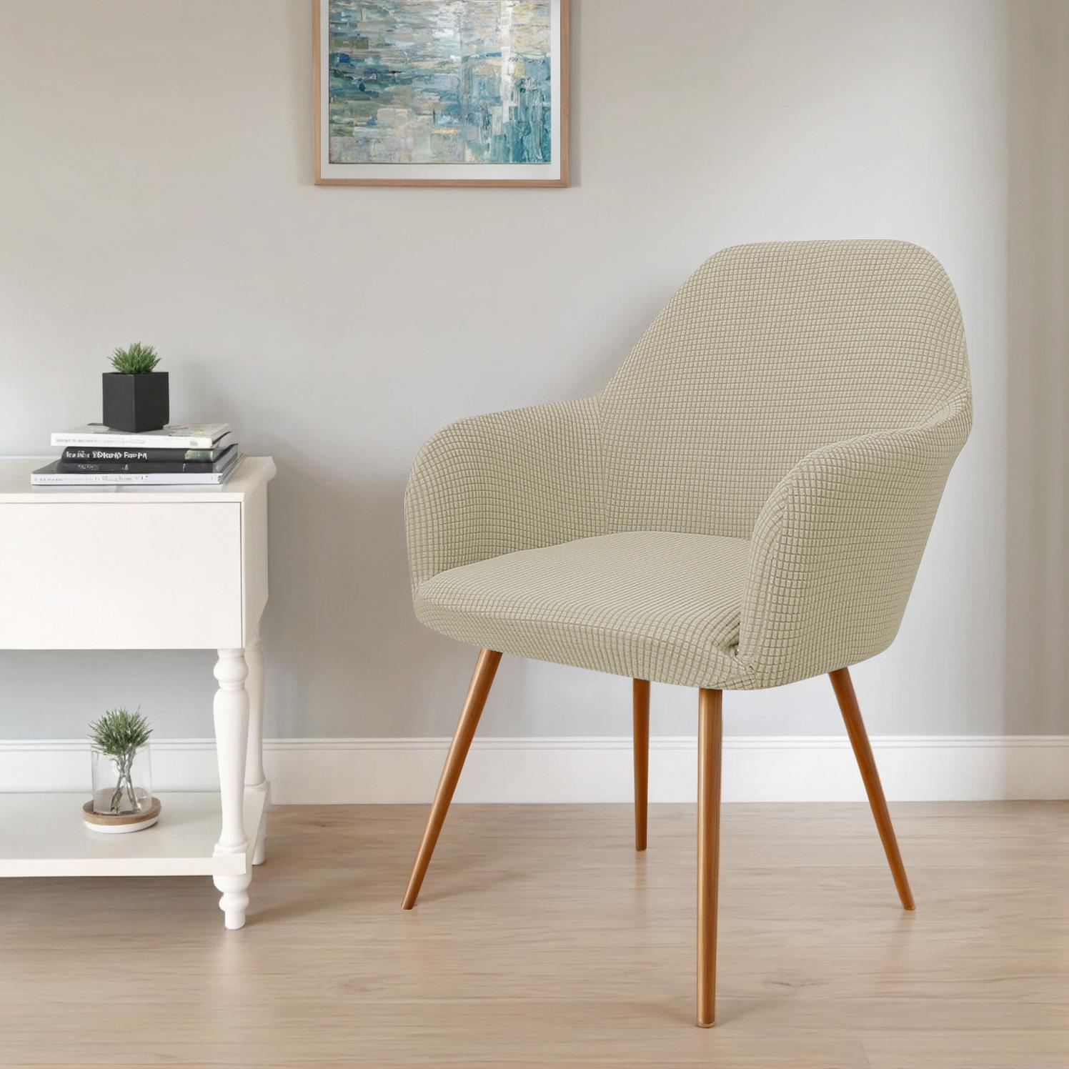 Pure color elastic fleece new curved chair cover, dustproof and wear-resistant, high armrest, corn-grain shaped chair cover 1PC
Pure color elastic fleece new curved chair cover, dustproof and wear-resistant, high armrest, corn-grain shaped chair cover 1PC