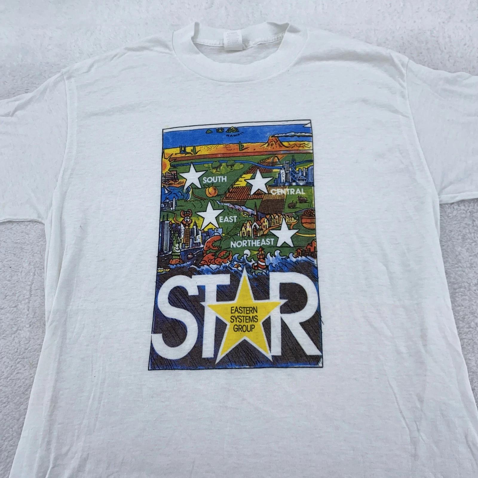 Vintage Eastern Systems Group Star Shirt Mens XS Computer Software PC 90s Tee S
Vintage Eastern Systems Group Star Shirt Mens XS Computer Software PC 90s Tee S