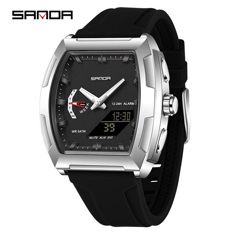 Sanda Men s Large Dial Barrel Chronograph Waterproof Sports Wristwatch
Sanda Men s Large Dial Barrel Chronograph Waterproof Sports Wristwatch