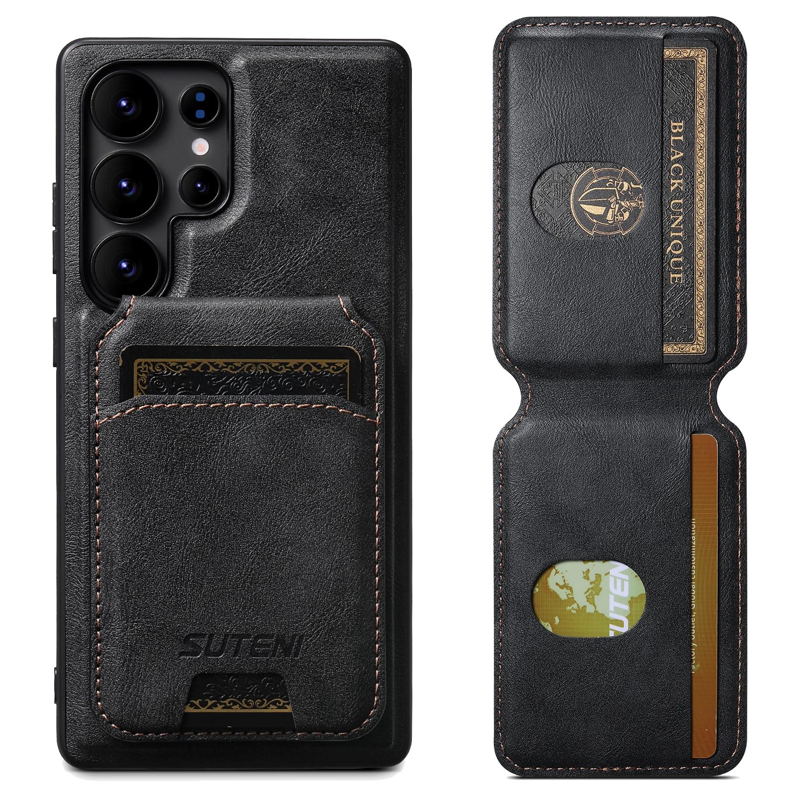For Samsung Galaxy S25 Ultra Magnetic Case with Card Bag Cowhide Texture Leather Phone Back Cover Brown
For Samsung Galaxy S25 Ultra Magnetic Case with Card Bag Cowhide Texture Leather Phone Back Cover Brown