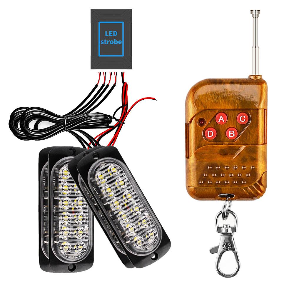 4x 12 светодиодных янтарных стробоскопов для восстановления, мигающая решетка, световая полоса, маяк для грузовика чёрный
4x 12 светодиодных янтарных стробоскопов для восстановления, мигающая решетка, световая полоса, маяк для грузовика чёрный