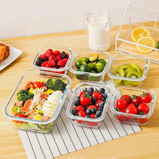 Стеклянный ланч-бокс Bento Box Разделенные контейнеры для приготовления пищи с крышками Штабелируемые многоразовые контейнеры для хранения продуктов S Square
Стеклянный ланч-бокс Bento Box Разделенные контейнеры для приготовления пищи с крышками Штабелируемые многоразовые контейнеры для хранения продуктов S Square