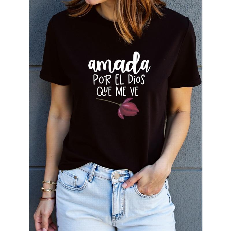 European Size Letter Pattern T-Shirt - Soft, Breathable, Comfortable Polyester Blend Short Sleeve Casual Summer Sportswear, Easy Care, Quick-Dry 4XL чорний
European Size Letter Pattern T-Shirt - Soft, Breathable, Comfortable Polyester Blend Short Sleeve Casual Summer Sportswear, Easy Care, Quick-Dry 4XL чорний