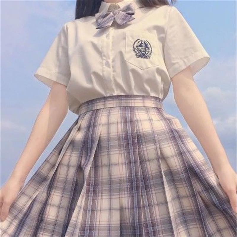 Girls Sailor Suit: Cute Ice Cream Plaid Skirt & Top Set, 12 Years, Short Sleeve, Navy Style Medium
Girls Sailor Suit: Cute Ice Cream Plaid Skirt & Top Set, 12 Years, Short Sleeve, Navy Style Medium
