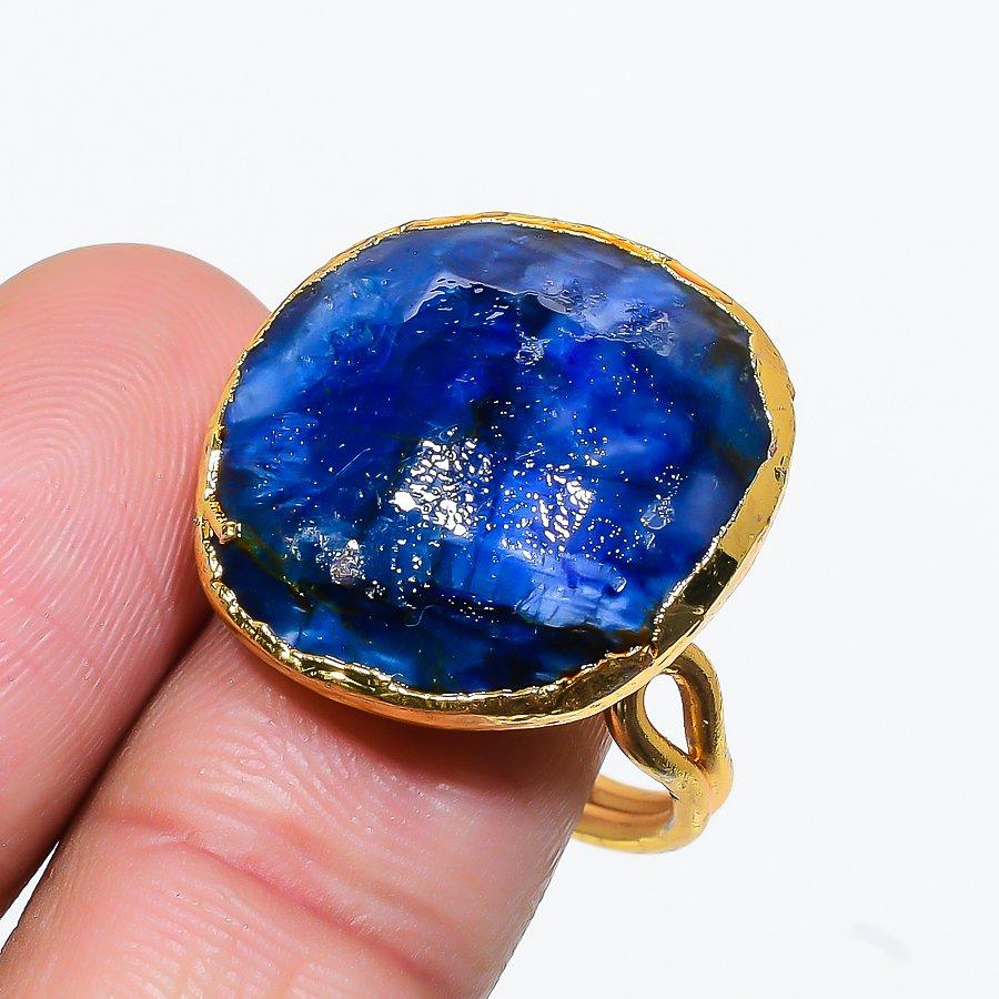 Blue Jade Gemstone 925 Sterling Silver Jewelry Ring Size Adjustable GK-3026
Blue Jade Gemstone 925 Sterling Silver Jewelry Ring Size Adjustable GK-3026