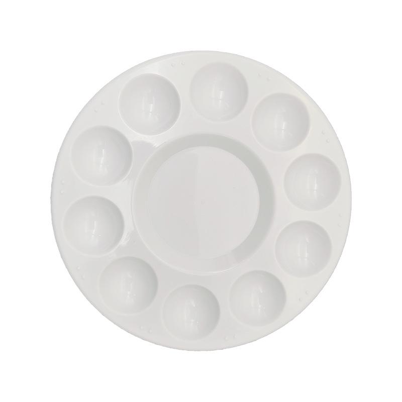 10-Well Round Watercolor Palette, 17cm, Large Mixing Dish, Student Art Supplies, PP Plastic
10-Well Round Watercolor Palette, 17cm, Large Mixing Dish, Student Art Supplies, PP Plastic