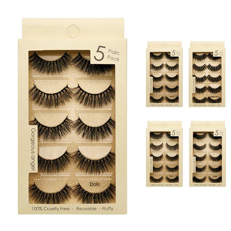 Натуральные накладные ресницы, 5 пар, легкие, мягкие, удобные, 3D накладные ресницы из норки, макияж, косметическая косметика 
Натуральные накладные ресницы, 5 пар, легкие, мягкие, удобные, 3D накладные ресницы из норки, макияж, косметическая косметика
