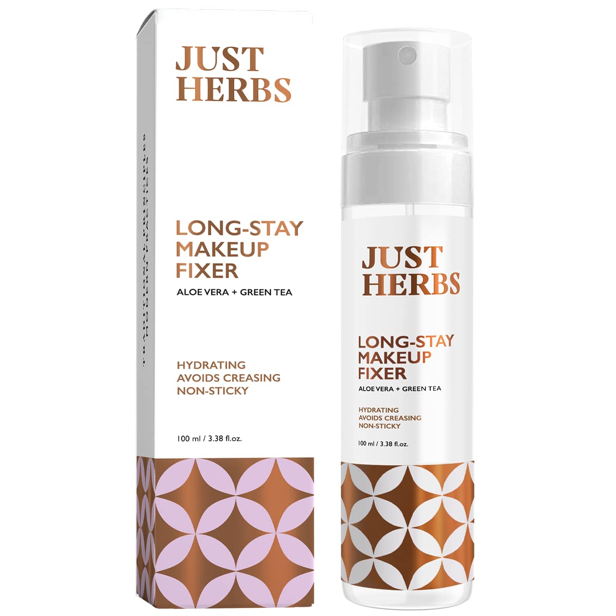 Just Herbs Спрей-фиксатор макияжа с долгим стойким эффектом, нелипкий, для лица, с алоэ вера и зеленым чаем 100 мл
Just Herbs Спрей-фиксатор макияжа с долгим стойким эффектом, нелипкий, для лица, с алоэ вера и зеленым чаем 100 мл