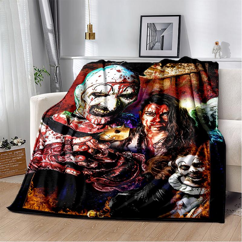 29 Style Terrifier 3 Horror Clown Movie Film Cartoon Soft Blankets,Throw Blanket Comfortable Blanket for Picnic Beds Sofa Home 75cmx90cm
29 Style Terrifier 3 Horror Clown Movie Film Cartoon Soft Blankets,Throw Blanket Comfortable Blanket for Picnic Beds Sofa Home 75cmx90cm