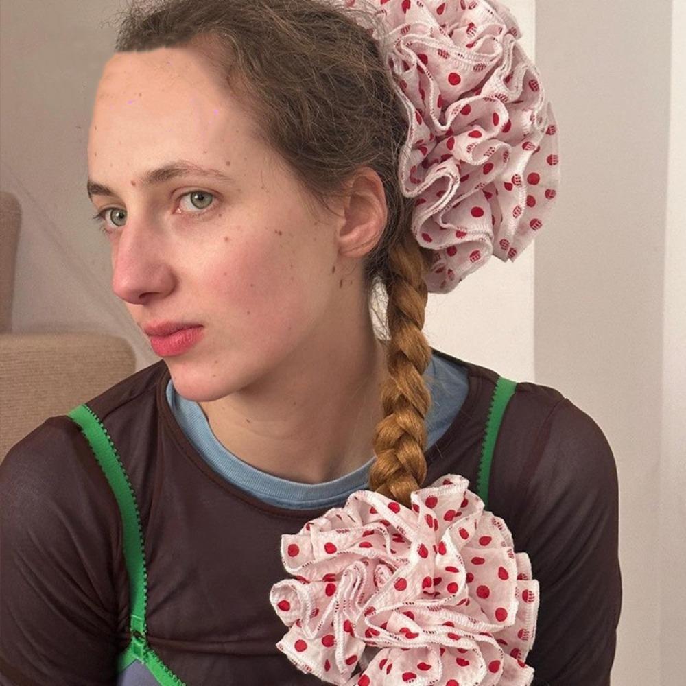 Sweet Oversized Hair Rope Striped Lace Wave Point Hair Ties Elegant Red Dot Hair Scrunchies Lady Mini Red Stripes
Sweet Oversized Hair Rope Striped Lace Wave Point Hair Ties Elegant Red Dot Hair Scrunchies Lady Mini Red Stripes