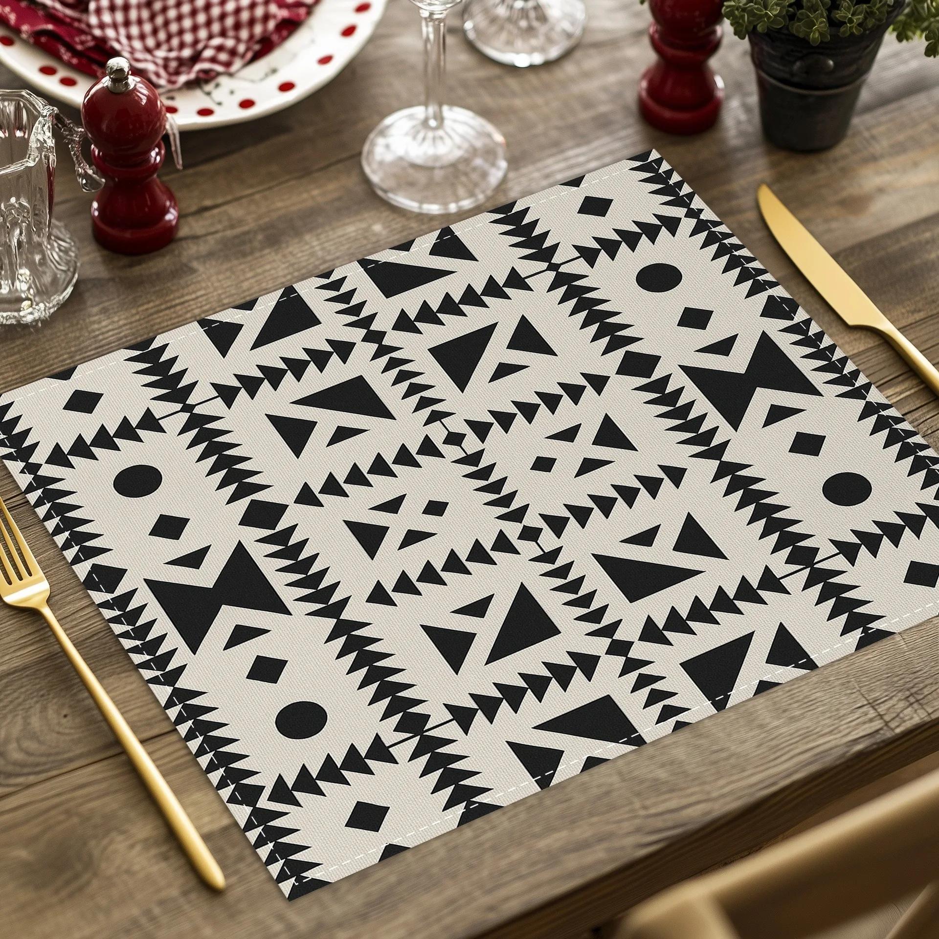 4/6/8PcsModern Abstract Geometric Linen Placemat Non Slip Table Mats Rectangular Non Slip Dining Table for Kitchen Home Decor 4Pcs-30X45cm(12X18in
4/6/8PcsModern Abstract Geometric Linen Placemat Non Slip Table Mats Rectangular Non Slip Dining Table for Kitchen Home Decor 4Pcs-30X45cm(12X18in