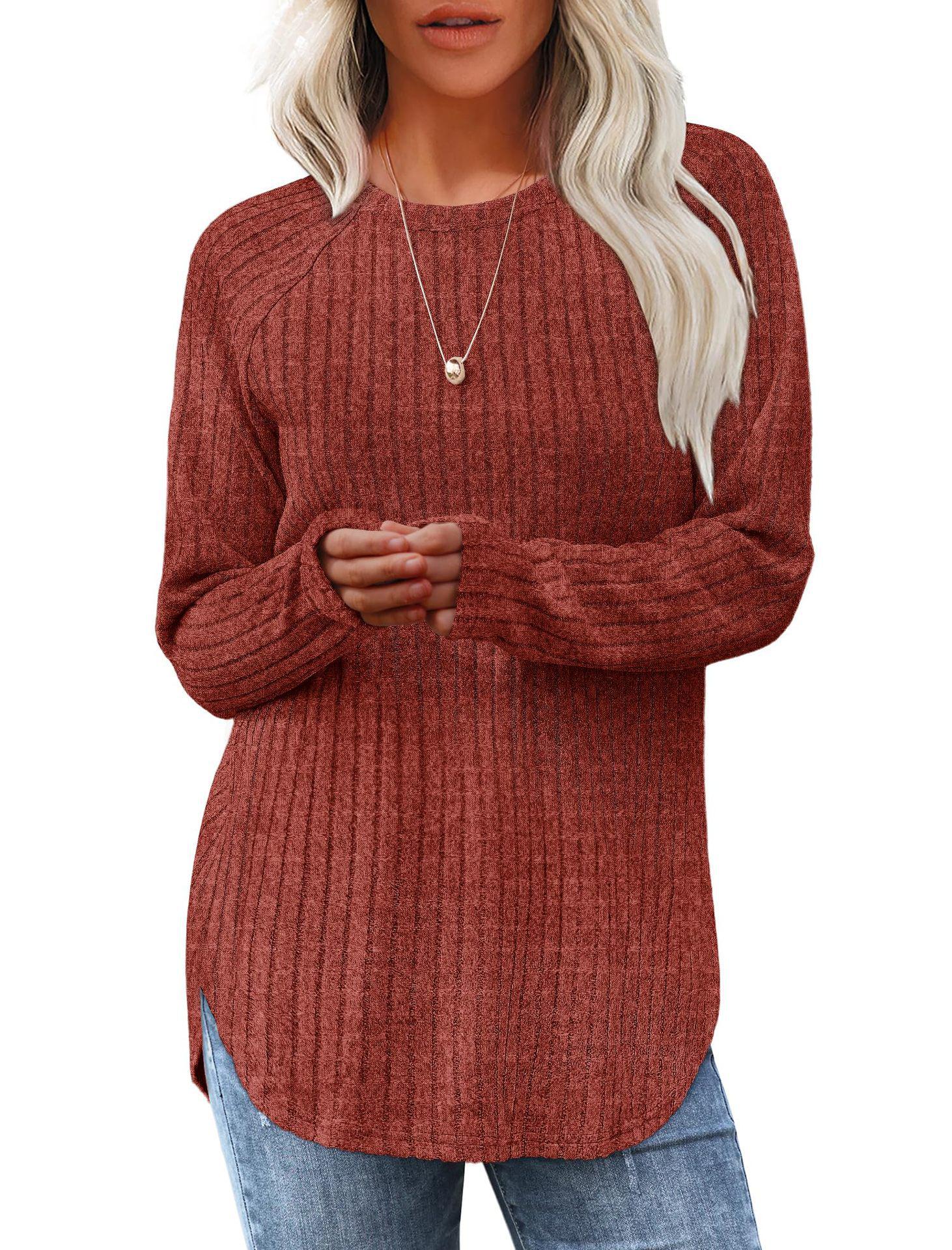 Women s Loose Round Neck High-Low Hem Top for Autumn 2026 L
Women s Loose Round Neck High-Low Hem Top for Autumn 2026 L