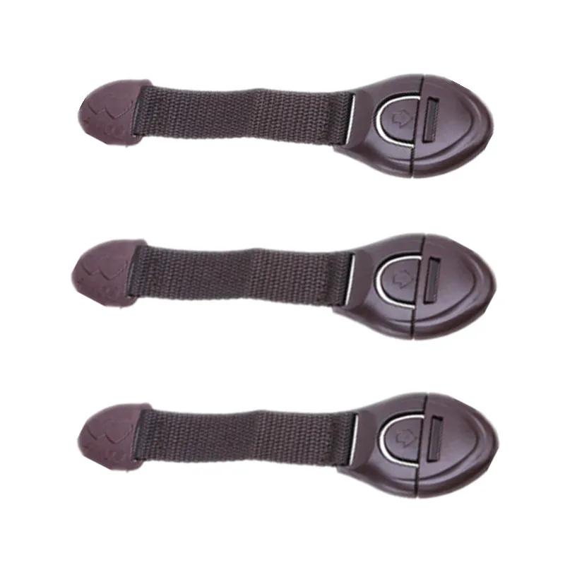 New 3pcs Coffee Black White Baby Safety Lock Child Toddler Cabinet Drawer Refridgerator Lock for Kids Protection Straps Locks
New 3pcs Coffee Black White Baby Safety Lock Child Toddler Cabinet Drawer Refridgerator Lock for Kids Protection Straps Locks