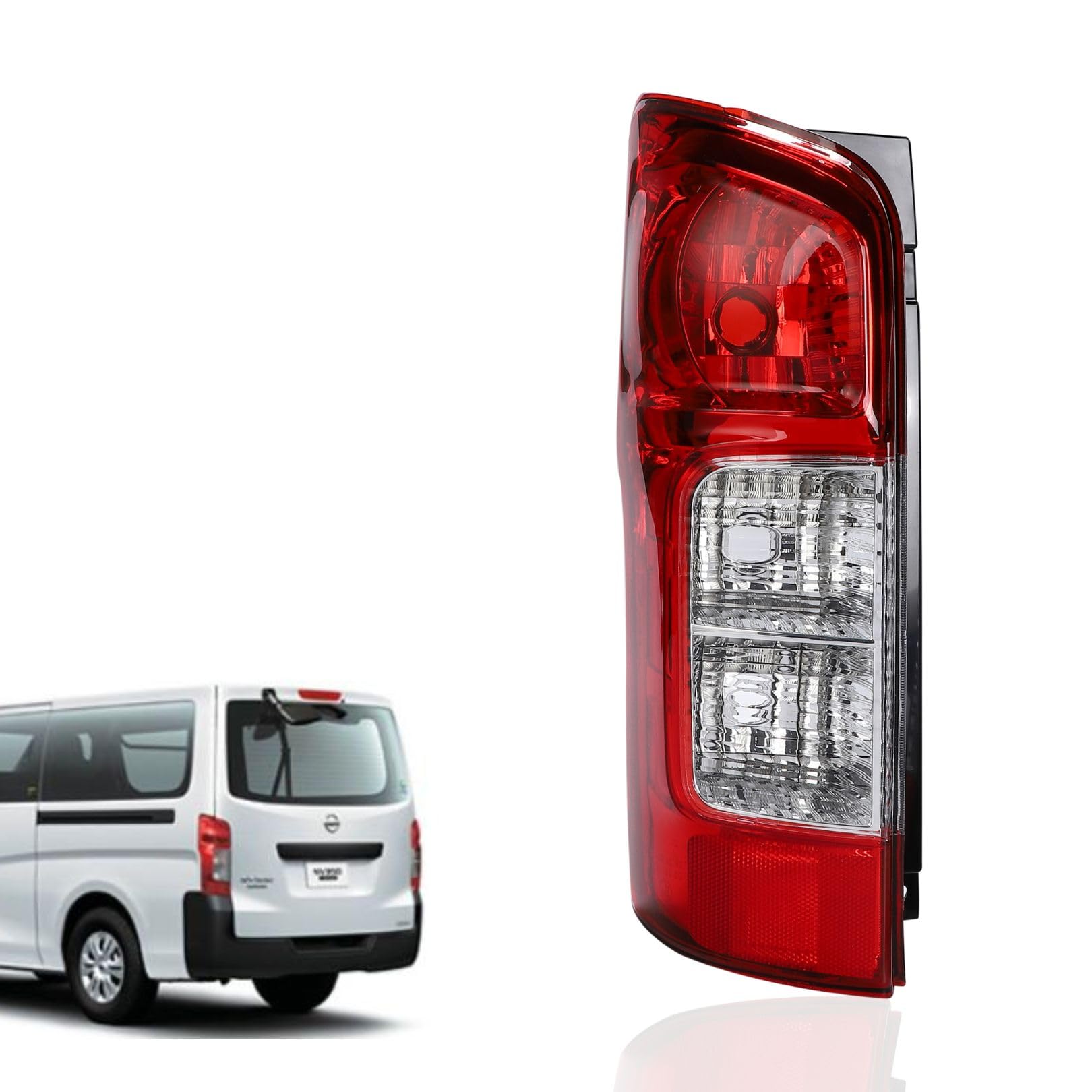 Genuine type for Nissan NV350 Caravan E26 series tail passenger left lamp, side, (left side)
Genuine type for Nissan NV350 Caravan E26 series tail passenger left lamp, side, (left side)