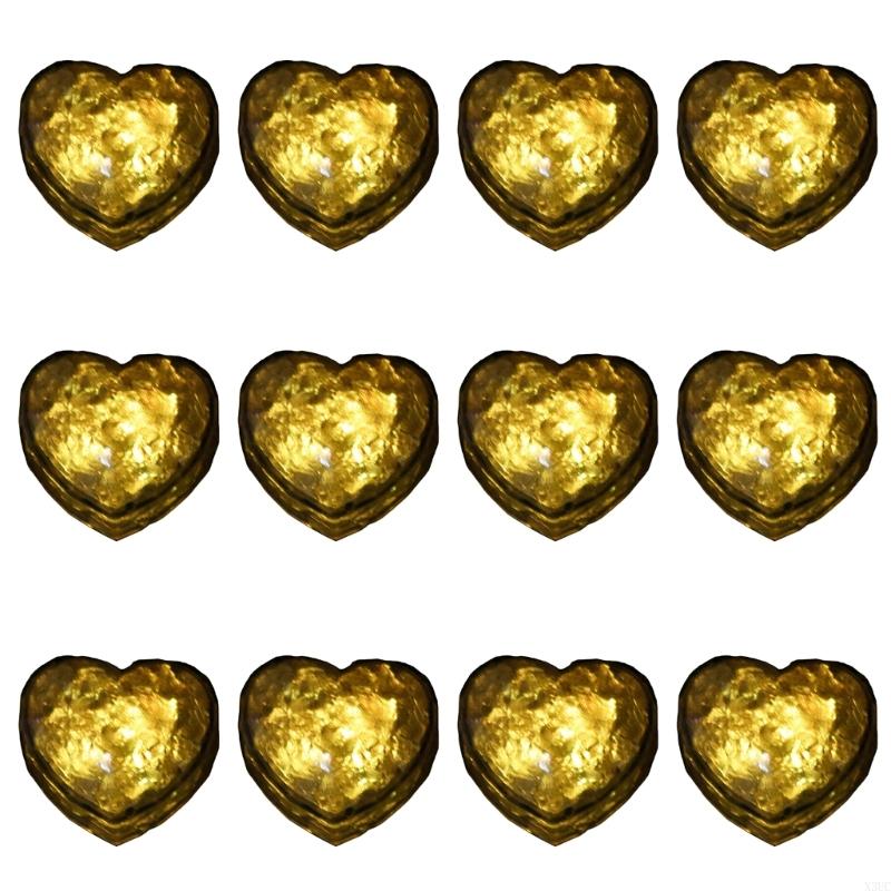 12PCS Flashing Heart Shaped Ice Cubes With Multicolor LED Light for Beverage Decorations Colorful Baby Bath Toy X3UC жовтий
12PCS Flashing Heart Shaped Ice Cubes With Multicolor LED Light for Beverage Decorations Colorful Baby Bath Toy X3UC жовтий