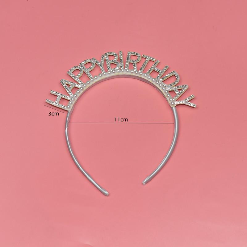 Pearl Rhinestone Birthday Headband - Aesthetic Party Photo Prop
Pearl Rhinestone Birthday Headband - Aesthetic Party Photo Prop