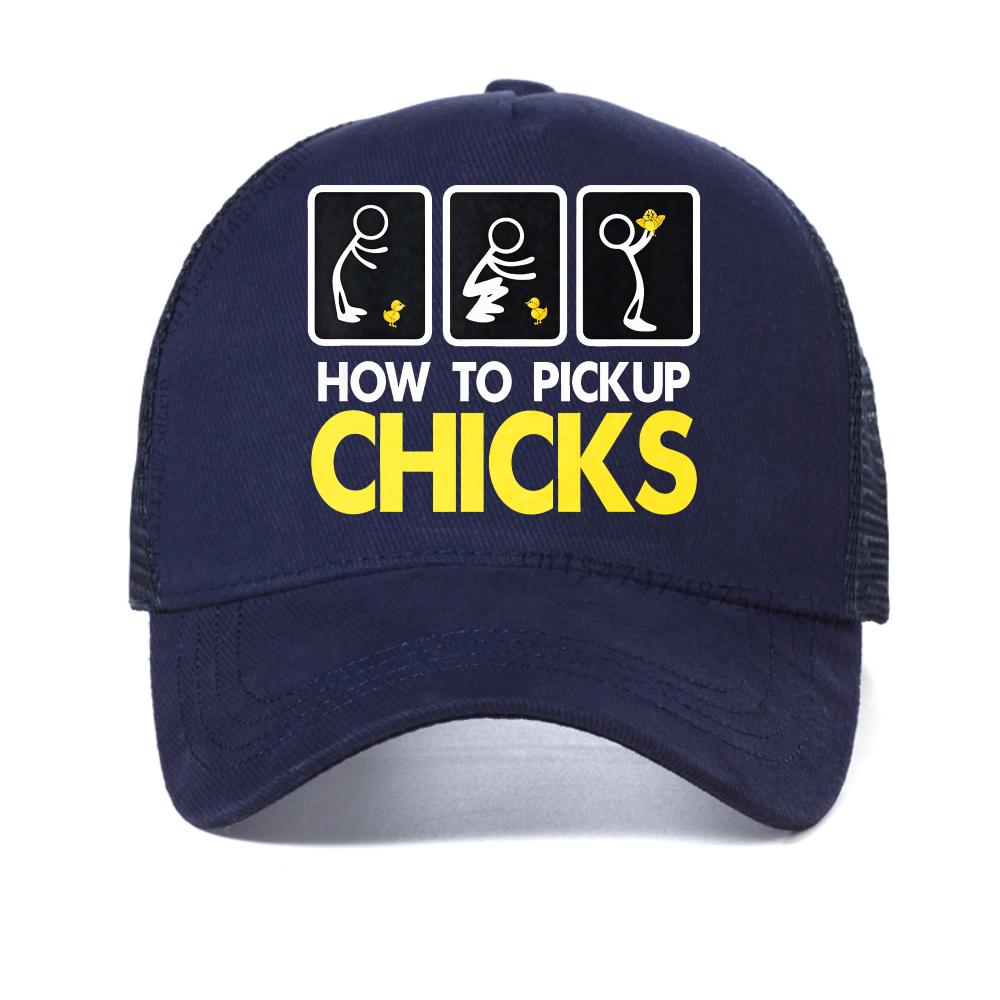 How To Pick Up Chicks baseball cap Cute Pick Chicks caps Unisex Printing Casual Hip Hop hat adjustable Breathable mesh trucker hat Adjustable
How To Pick Up Chicks baseball cap Cute Pick Chicks caps Unisex Printing Casual Hip Hop hat adjustable Breathable mesh trucker hat Adjustable