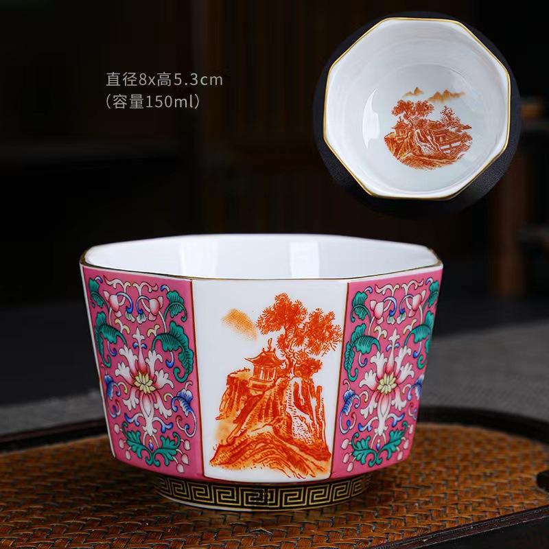 Enamel Master Eight Directions Tasting Personal Single Cup Hand-painted Gold Kung Fu Tea Set Gift
Enamel Master Eight Directions Tasting Personal Single Cup Hand-painted Gold Kung Fu Tea Set Gift