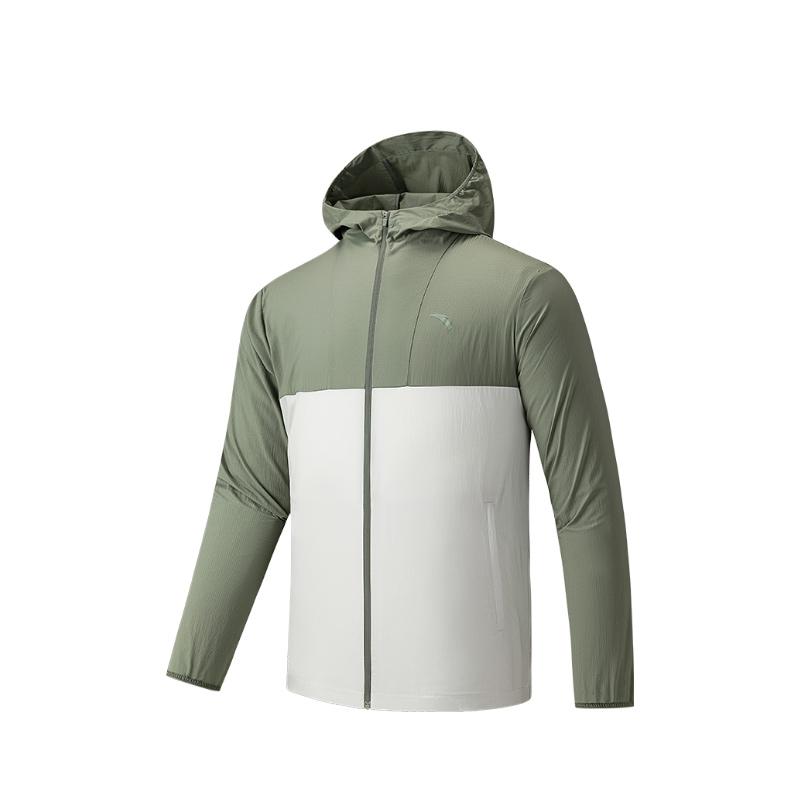 Anta Sports Casual Minimalist Color Block Hooded UV Protection Sun Shirt Men tops Green 152527605-2 XL
Anta Sports Casual Minimalist Color Block Hooded UV Protection Sun Shirt Men tops Green 152527605-2 XL
