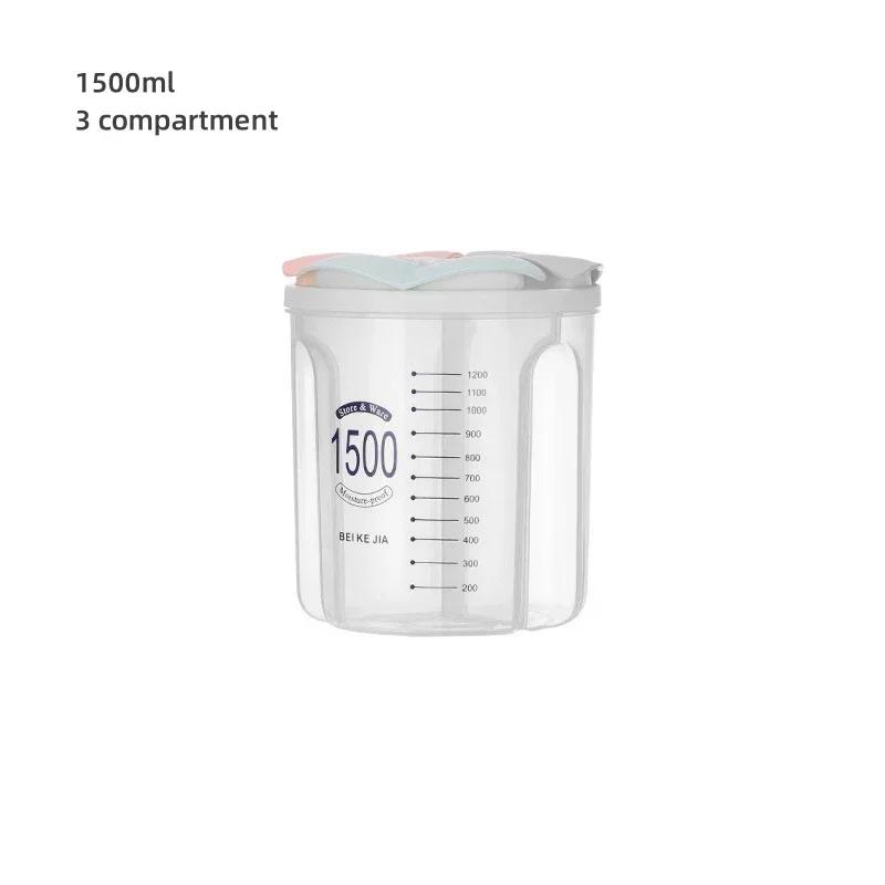 Кухонный контейнер для хранения Прозрачный контейнер для хранения нескольких видов зерна Диспенсер для спагетти и хлопьев с разделителями Органайзер Контейнер Кухонные гаджеты
Кухонный контейнер для хранения Прозрачный контейнер для хранения нескольких видов зерна Диспенсер для спагетти и хлопьев с разделителями Органайзер Контейнер Кухонные гаджеты