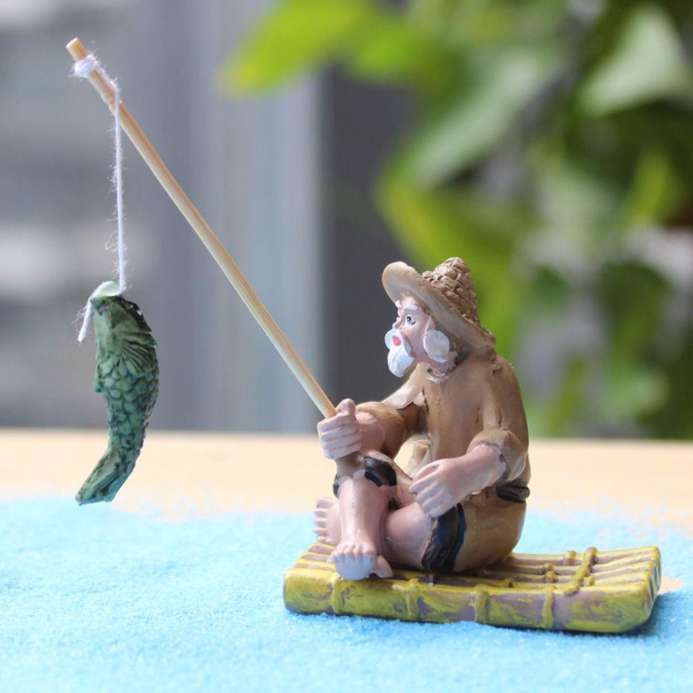 Jiang Taigong Fishing Fish Tank Landscaping Resin Figure Statue Garden Ornament Garden Crafts
Jiang Taigong Fishing Fish Tank Landscaping Resin Figure Statue Garden Ornament Garden Crafts